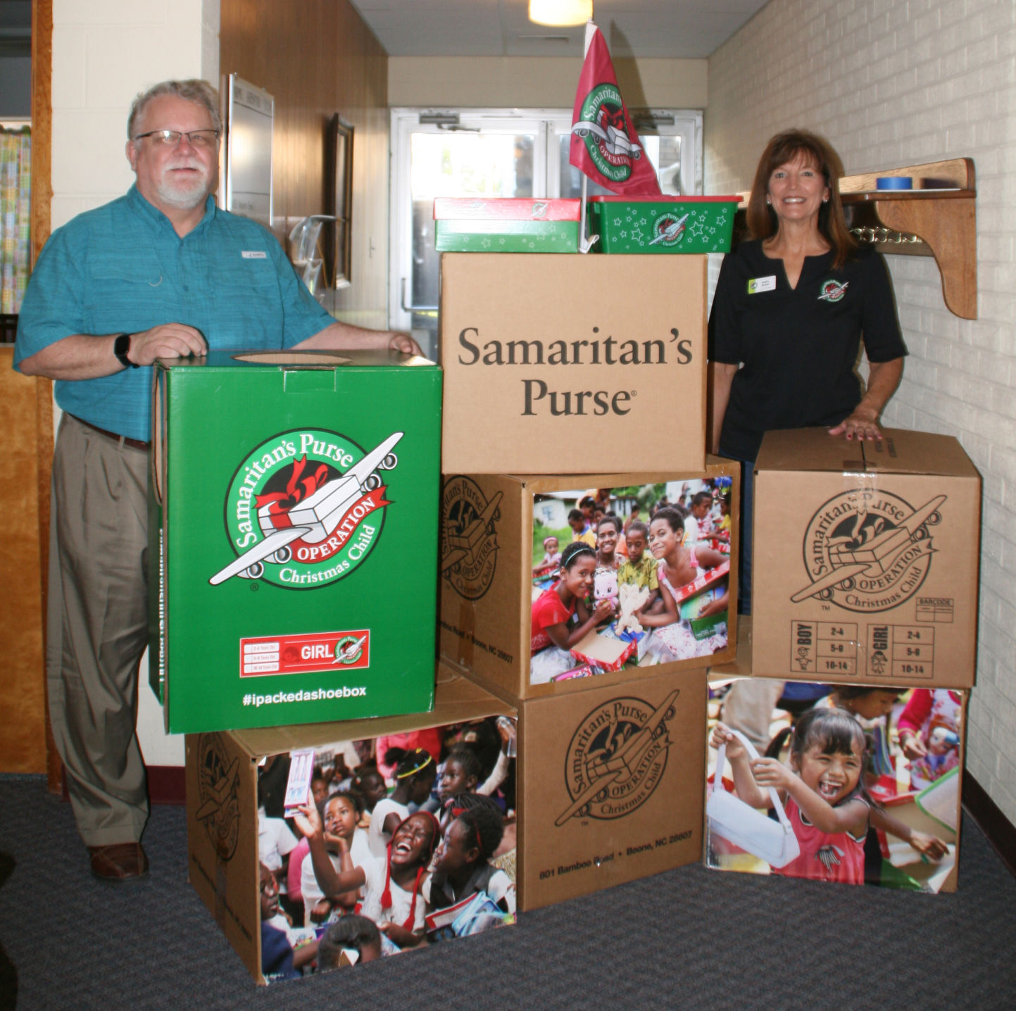 Ready for shoeboxes